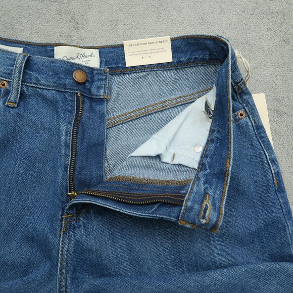 Universal Thread Jeans Women's 6S Blue High-Rise Relaxed Wide-Leg 29" Inseam NWT - Picture 2 of 16